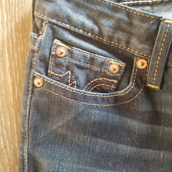 PRVCY Santa Monica Low Rise Dark Wash Bootcut Jeans Size 26 - Picture 5 of 13